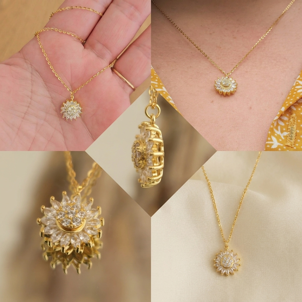 Collar Girasol Eterno